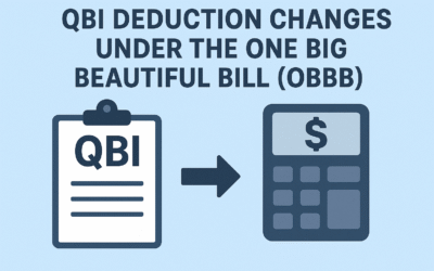 QBI Deduction Changes Under the One Big Beautiful Bill (OBBB)